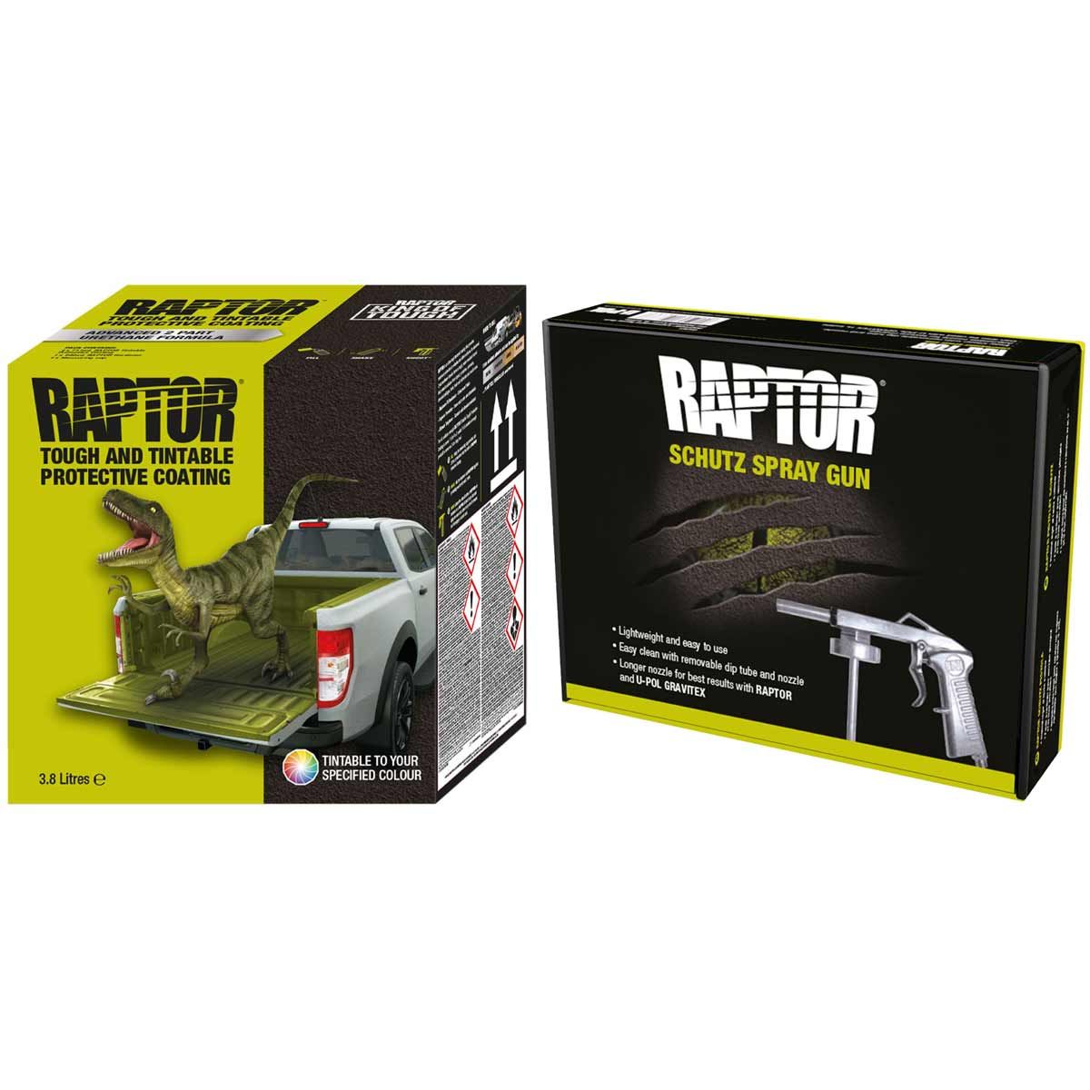 Raptor Tough Protective Coating Kit 3.8L Tintable with Applicator Gun