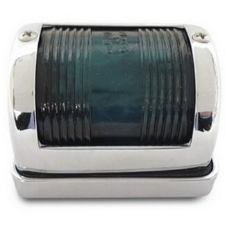 AG Starboard Green Navigation Light (Chrome Case / 12V)