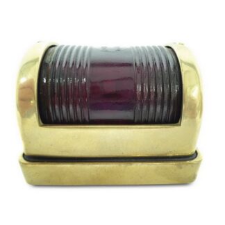 AG Port Red Navigation Light (Brass Case / 12V)