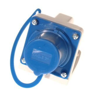 W4 Mains Angled Inlet 3-Pin 240V 16A