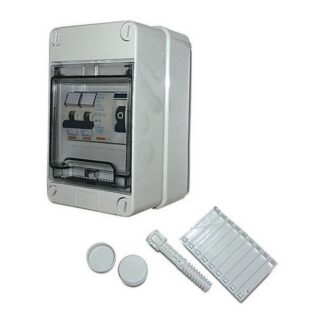 W4 Mains Consumer Unit with 25A RCCB, 6A & 10A MCBs