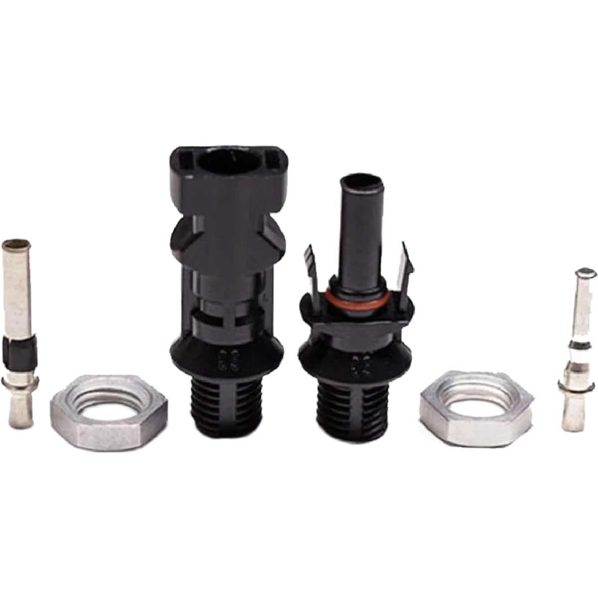 MC4 Bulkhead Connectors M/F Dual Pack