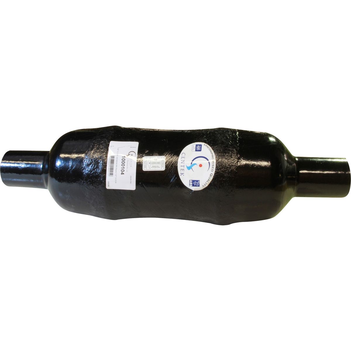 Centek Vernatone Round GRP Exhaust Muffler (76mm Hose)