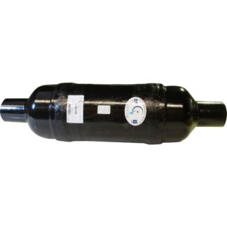 Centek Vernatone Round GRP Exhaust Muffler (89mm Hose)