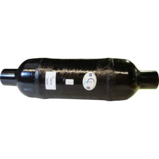 Centek Vernatone Round GRP Exhaust Muffler (102mm Hose)