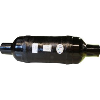 Centek Vernatone Round GRP Exhaust Muffler (127mm Hose)