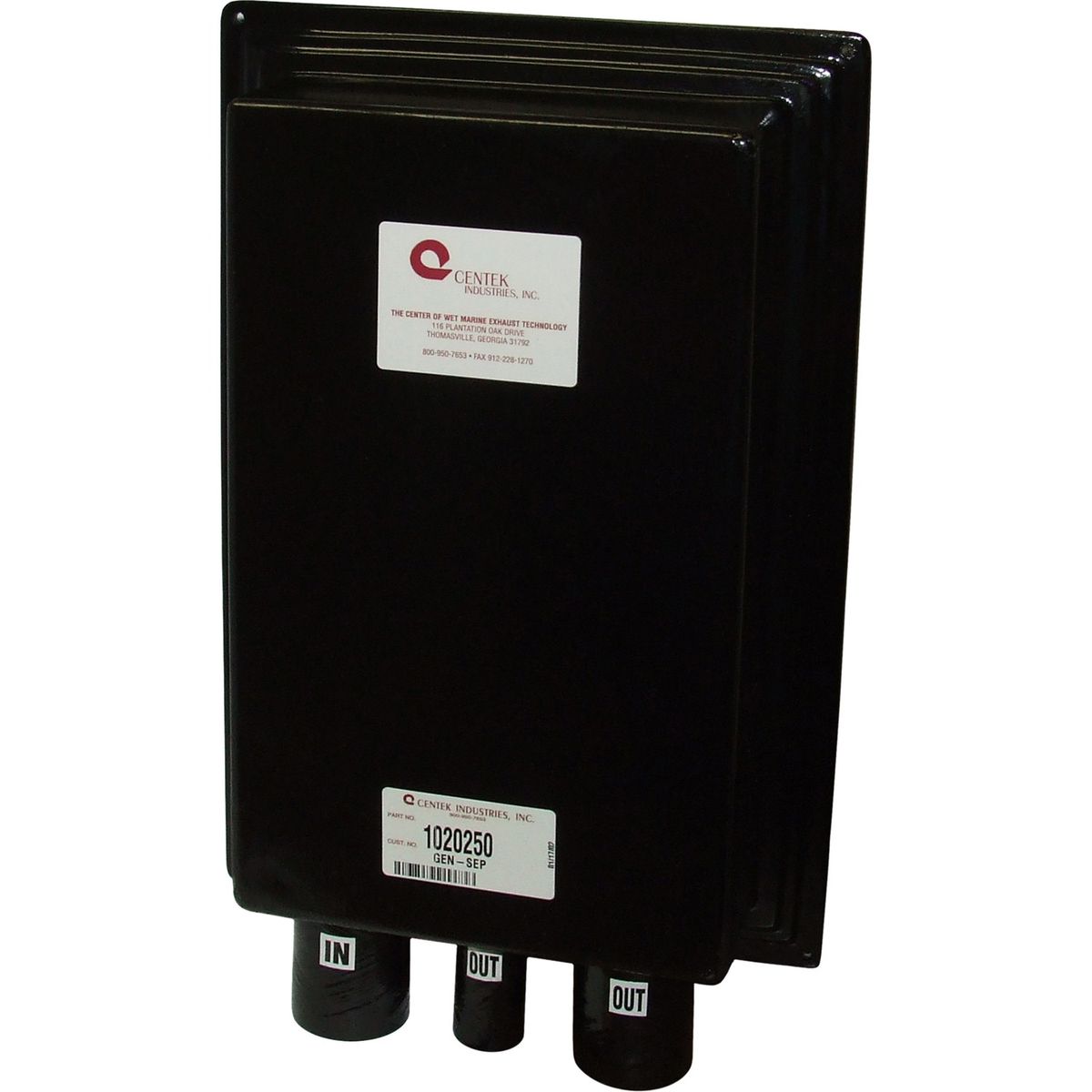 Centek Gen-Sep Gas/Water Separator (64mm Exhaust / 38mm Water Drain)