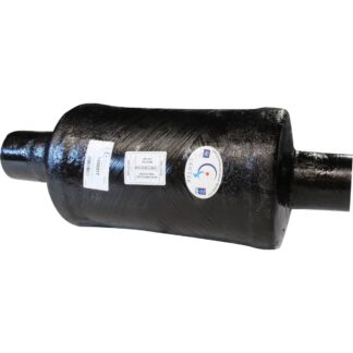 Centek Vernatone Round MKII GRP Exhaust Muffler (102mm Hose)