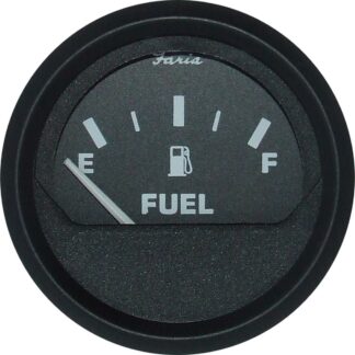 Faria Beede Fuel Level Gauge in Euro Black Style (US Resistance)