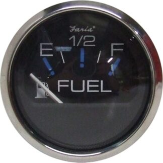 Faria Beede Fuel Level Gauge in Chesapeake SS Black Style (US Resist)