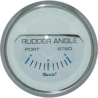 Faria Beede Rudder Angle Position Indicator in Chesapeake SS White