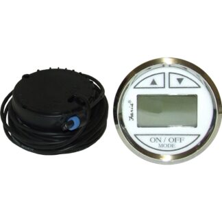 Faria Depth Sounder Gauge in Chesapeake SS White (In Hull Sender)