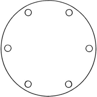 Jabsco Pump End Cover Plate 11835-0000 for Jabsco 4530 Cooling Pumps