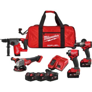 Milwaukee M18ONEPP4A3-503B FUEL One-Key Power Pack (4-Piece)
