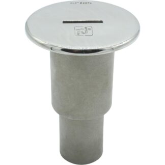 Vetus Stainless Steel Waste Water Deck Plate (38mm ID Hose)