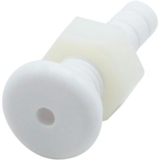 Vetus DOORB08P White Plastic Skin Fitting (8mm Hose Tail)