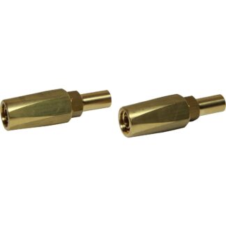 Vetus HS1031MS Brass Hose Connectors for HHOSE8 Steering Tube (2 Pack)