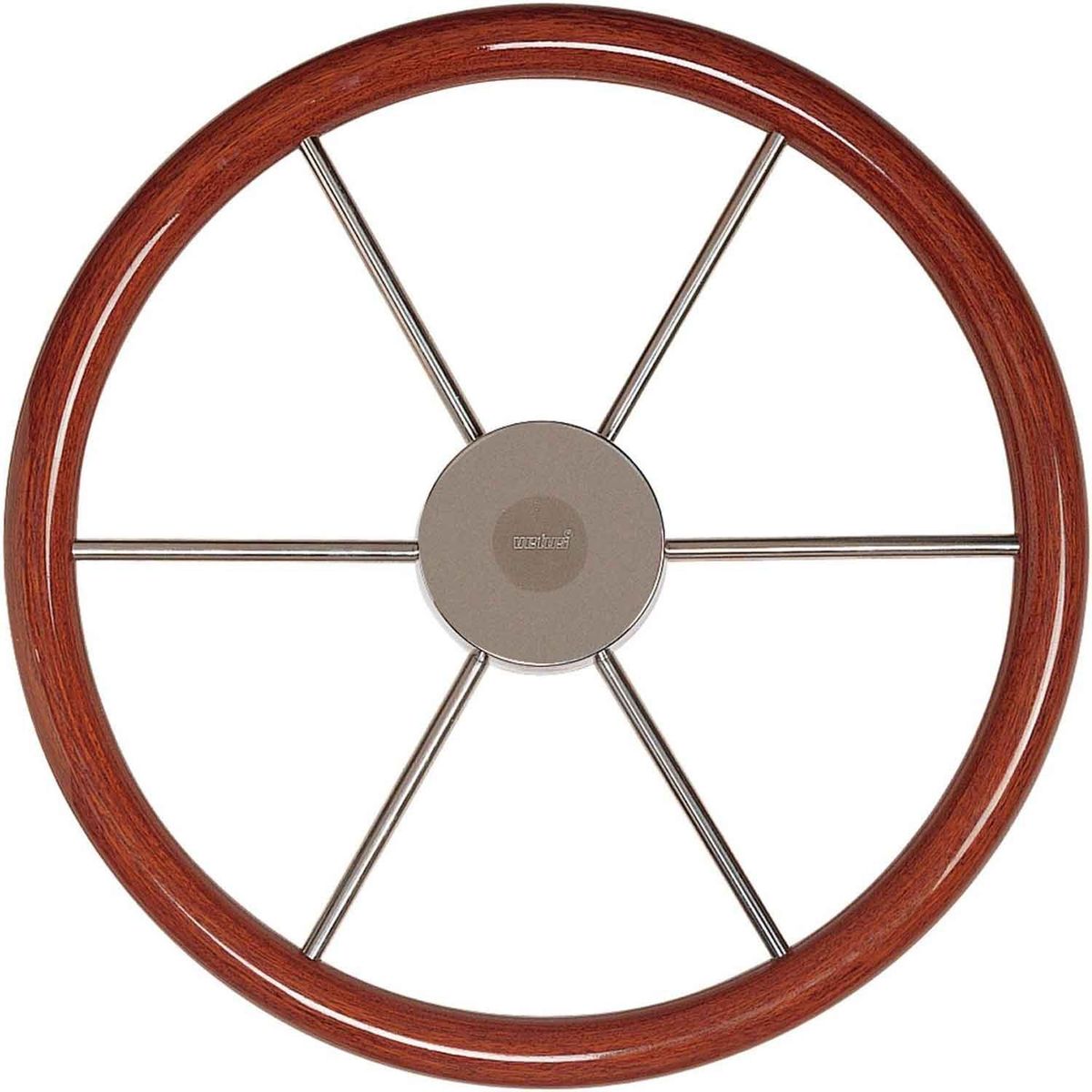 Vetus KW45 Wooden Rimmed Marine Steering Wheel (450mm)