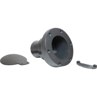 Vetus TRC50PV Plastic Transom Exhaust Outlet With Check Valve (50mm)