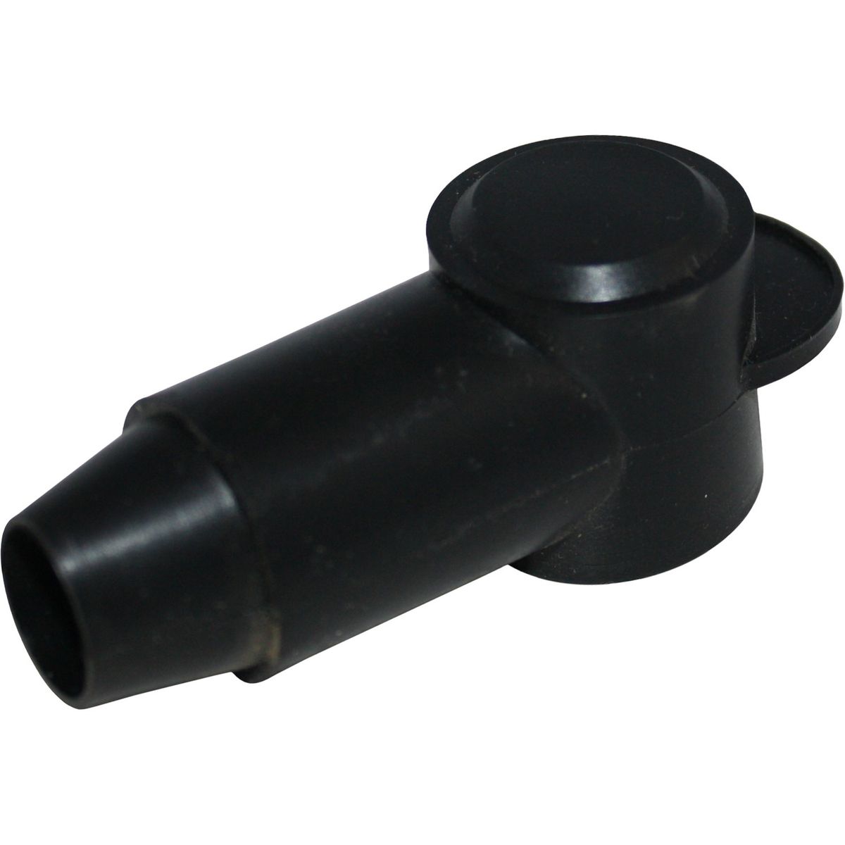 VTE 220 Black Cable Eye Terminal Cover With 12.7mm Entry (68.8mm Long)